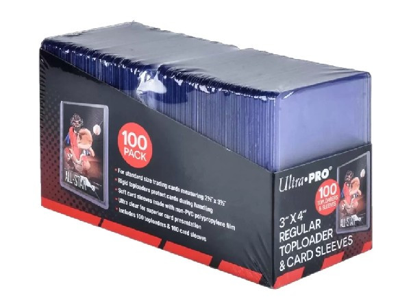 TopLoader Ultra Pro Protges Cartes Transparent par 100