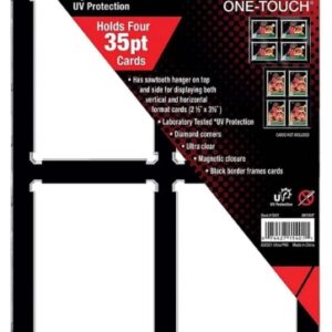 Ultra Pro – Supports magntiques de 4 Cartes protection