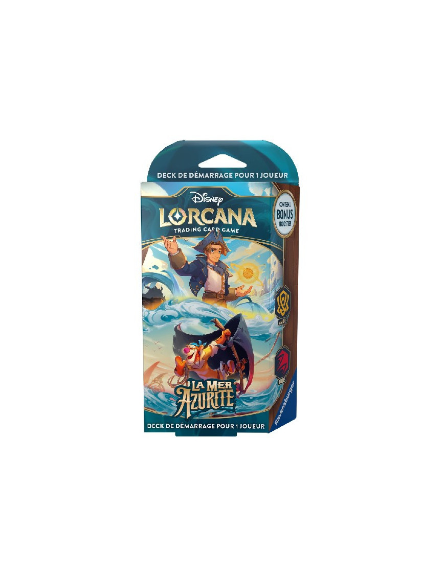 lorcana deck chapitre 6 La Mer Azurite Jim Hawkins et Tigrou
