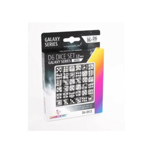Set de 36 Dés à  6 faces 12mm Galaxy Series Moon Gamegenic