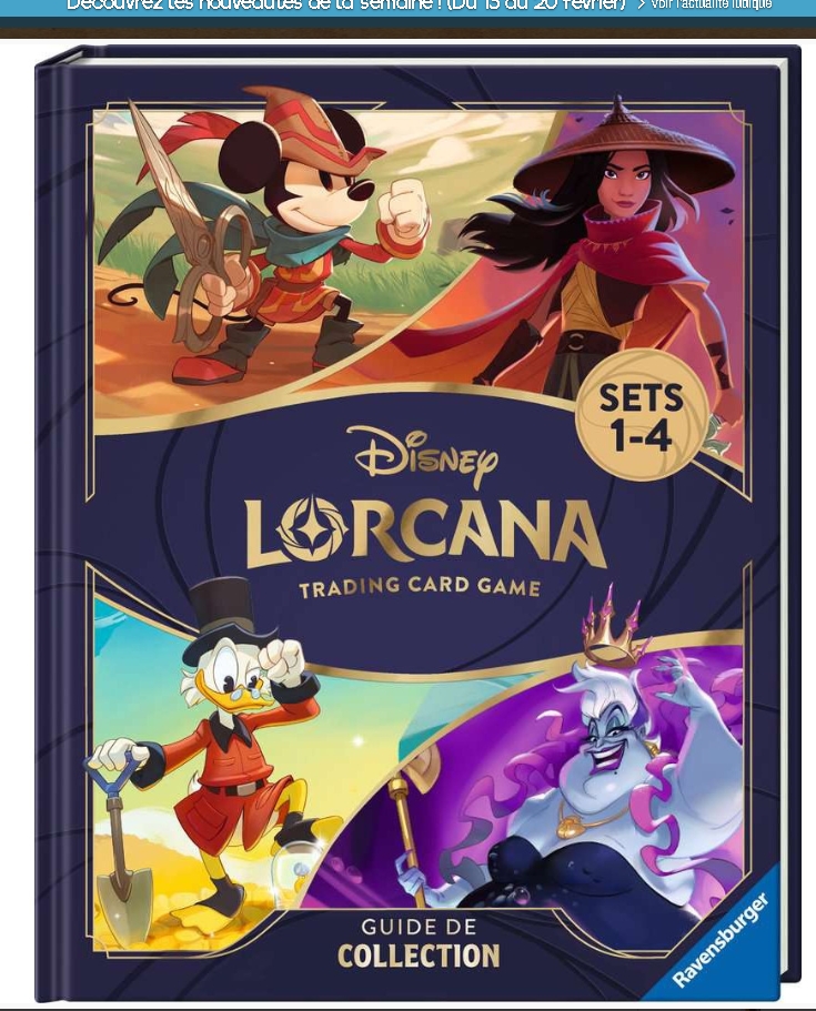 Guide de Collection Sets 1-4 Disney Lorcana