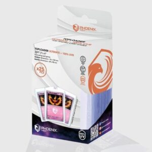 PHOENIX SHIELD TOPLOADERS 35PT 3&Prime;X4&Prime; (X 25) ULTIMATE 100% UVR