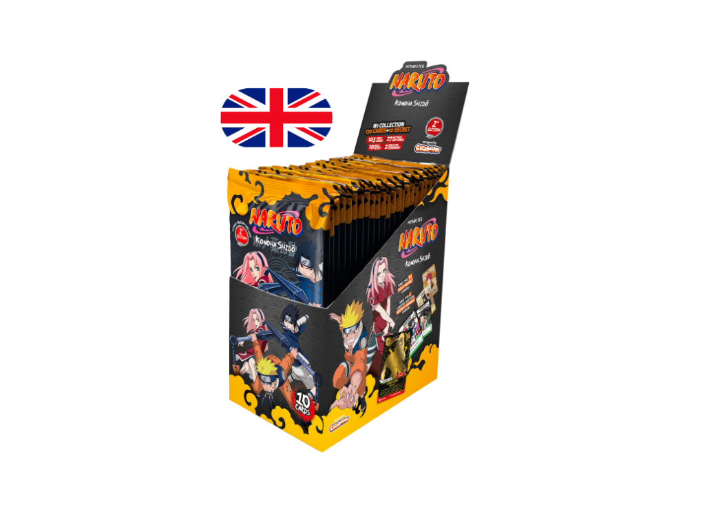 Naruto TCG: First set 2nd Edition Booster packs CDU 24 booster packs each (ENGLISH)