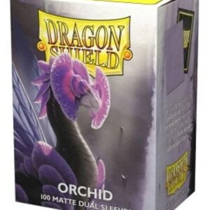 100 Protèges cartes Dual Matte – Orchid – Emme Dragon Shield
