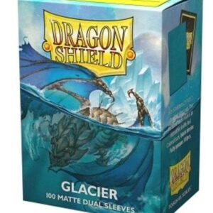 100 Protèges cartes Dual Matte – Glacier – Miniom Dragon Shield