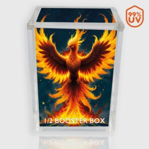 Protection Acrylique pour 1/2 Display de Boosters Pokémon (pour display de 18 boosters)