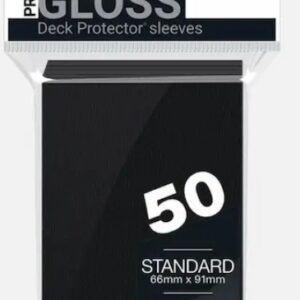 Ultra Pro – Sleeves – Paquet de 50 protèges cartes format standard – Noir
