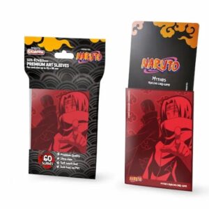 Sleeves NARUTO Mythos TCG – Red Itachi (Paquet de 60)