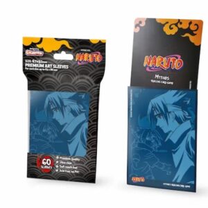 Sleeves NARUTO Mythos TCG – Blue Sasuke (Paquet de 60)