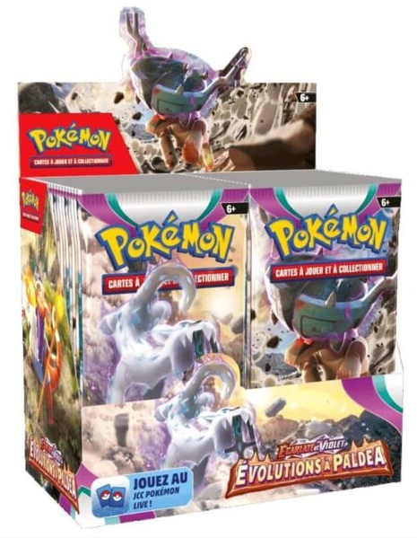 BOITE de 36 Boosters Evolutions à Paldea - EV02 Ecarlate et Violet - Pokemon