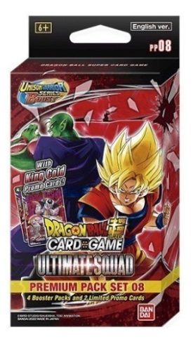Dragon Ball Super Card Game : Premium Pack Ultimate Squad Set PP08 en francais