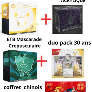 PACK POKEMON 30 ANS